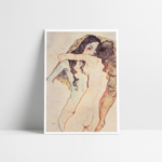 Deux femmes s'embrassant, 1911